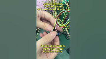 Various Sizes of Frameless Motors for Robots (Standard and Customized) #bldcmotor #motor