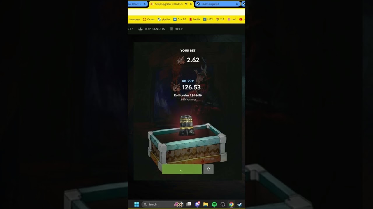 1.95% 50x scrap upgrade 😏😏