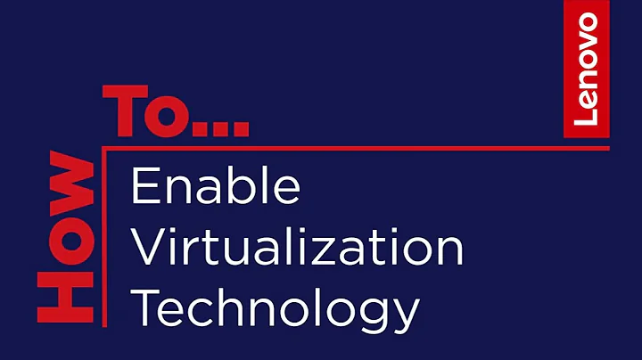 How To Enable Virtualization Technology In BIOS