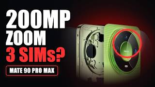 Huawei Mate 90 Pro Max: 200MP Zoom, 3 SIMs… What's the Catch?