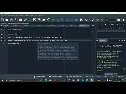 Tkinter Python - Frames