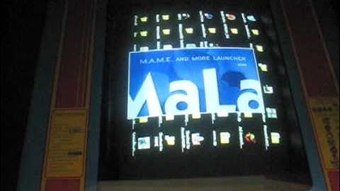 My Vertical MALA MAME Frontend custom Layout with video and marquees