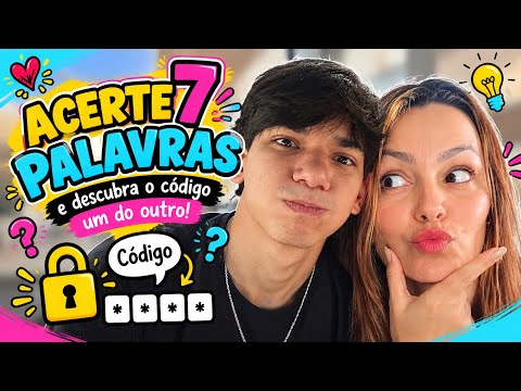 Kened tenta acertar as 7 palavras e descobrir o código da Glau, será que ele é bom nisso!?…
