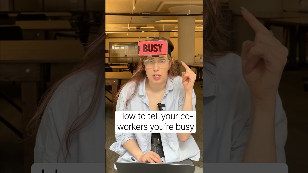 I built an app to tell my co-workers I'm busy