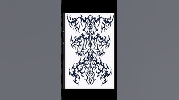 G097 | Vertical Symmetry Pattern #digitaldrawing #procreatedigitalart  #procreate