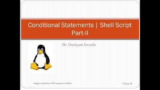 Conditional Statements  Shell Script in Linux Part II