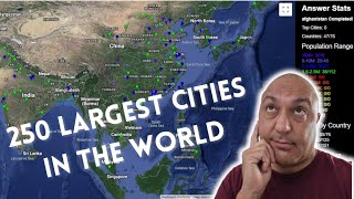 Naming The 250 Largest Cities In The World