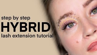 Step by Step Hybrid Lash Extension Application Tutorial screenshot 1