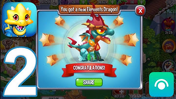 Dragon City - Gameplay Walkthrough Part 2 - Level 6-9 (iOS, Android)