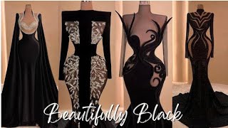 Beautiful Black sophisticated Wedding dresses with genuine luxury|| Evening gowns|| reception gowns