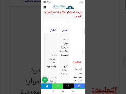 السنة الثانية متوسطة في مادة الجغرافيا ملخصات روعة درس الموارد الطبيعية في الصين ويابان