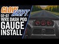 GlowShift | How To Install A Subaru WRX and STI Dash Pod With Gauges