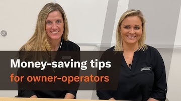 13 tips for saving money as an owner-operator