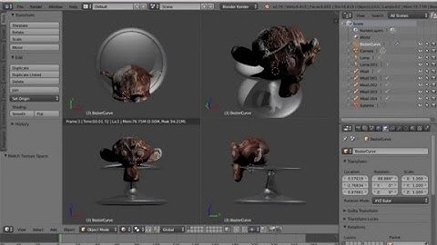 Blender Video Demo # 4 (Part 1 of 5)  static images