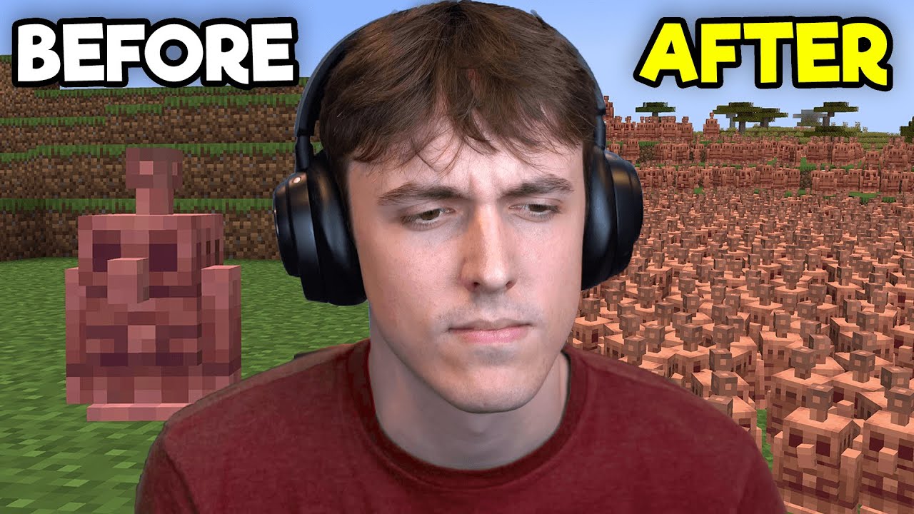 Building 10,000 Copper Golems to Break Minecraft