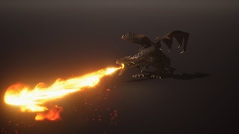 Dragon Fire Breath VFX | Embergen to UE5 R&D