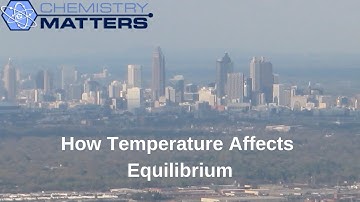 How Temperature Affects Equilibrium | Chemistry Matters