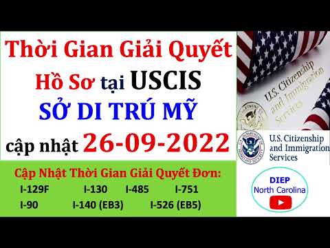 #1 Thời Gian Giải Quyết Hồ sơ  tại USCIS Sở Di Trú |Cập nhật 26 /09 [USCIS Processingtime] Mới Nhất