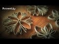 DIY - How to make Toilet Paper Roll Snowflakes and Christmas Flower