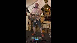 Aidan Moore with the Headrush Looper live performance