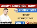 Gk class1 by surender aazad sir  army airforce  impact defence academy