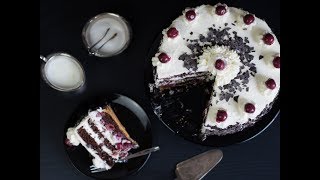 Waldmühlenkirschtorte I kleine Schwarzwälder Kirschtorte Low Carb Rezept ohne Mehl und ohne Zucker