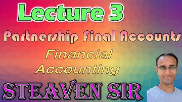 S.Y.B.com I S.Y.B.A.F I  Subject-Financial Accounting I Chp-Partnership Final Account I Lecture 3