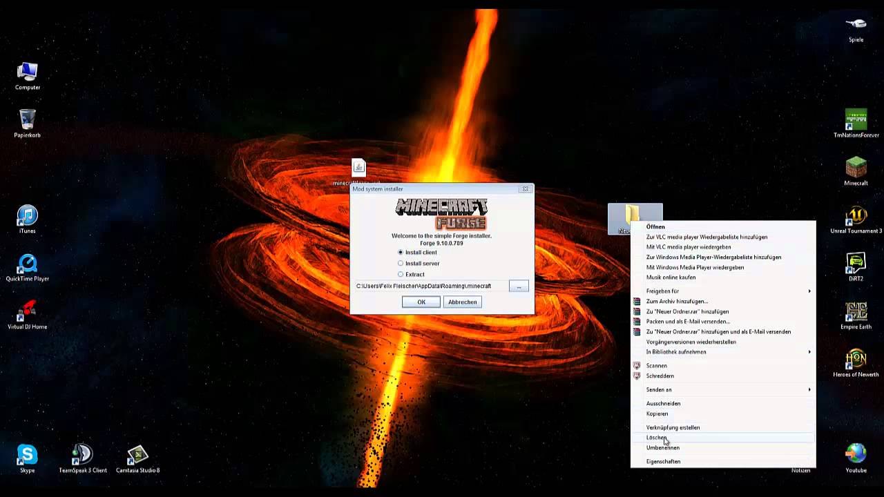 Minecraft Forge installieren 1.6.2 [Tutorial][German] - YouTube