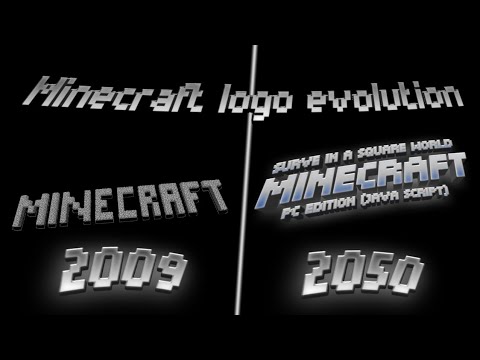 Minecraft Logo Evolution 09 50 Youtube