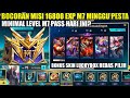 BOCORAN MISI 16800 EXP M7 PASS TAMBAHAN MINGGU PESTA! MINIMAL LEVEL M7 HARI INI? SKIN LUCKYBOX FREE