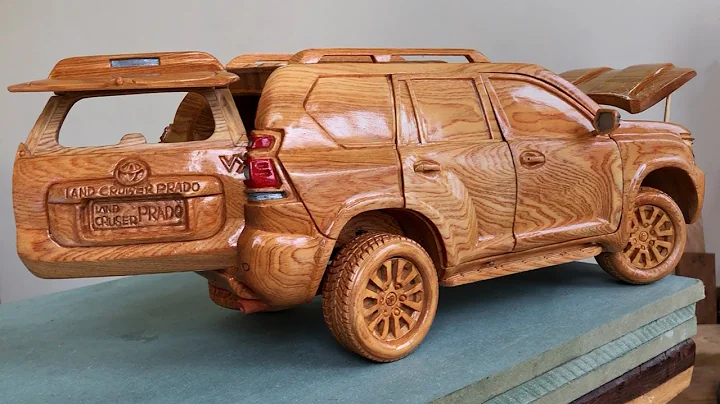 Wood Carving - Toyota PRADO Land Cruiser 2020 - Woodworking Art