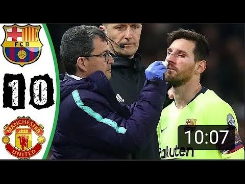 ملخص مباراة برشلونة ومانشستر يونايتد 1 0 مبارة جنون رؤوف خليف