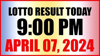 Lotto Result Today 9pm Draw April 7, 2024 Swertres Ez2 Pcso