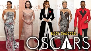 TOP 10 BEST DRESSED AT THE OSCARS 2025!