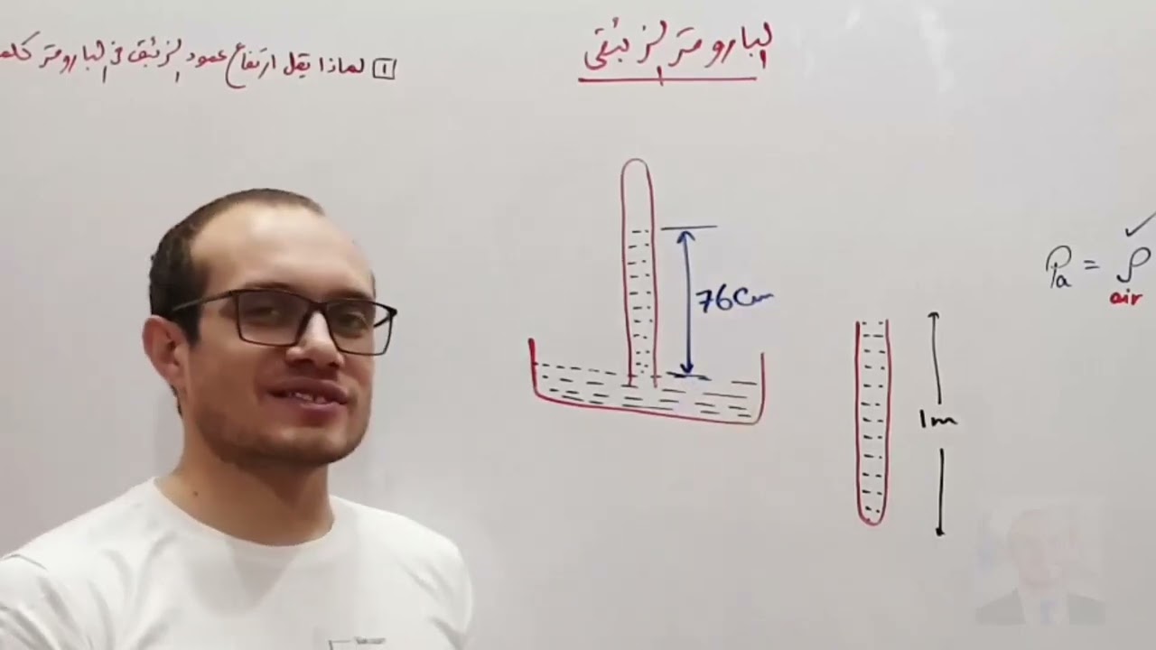 الفيديو (11) البارومتر الزئبقى