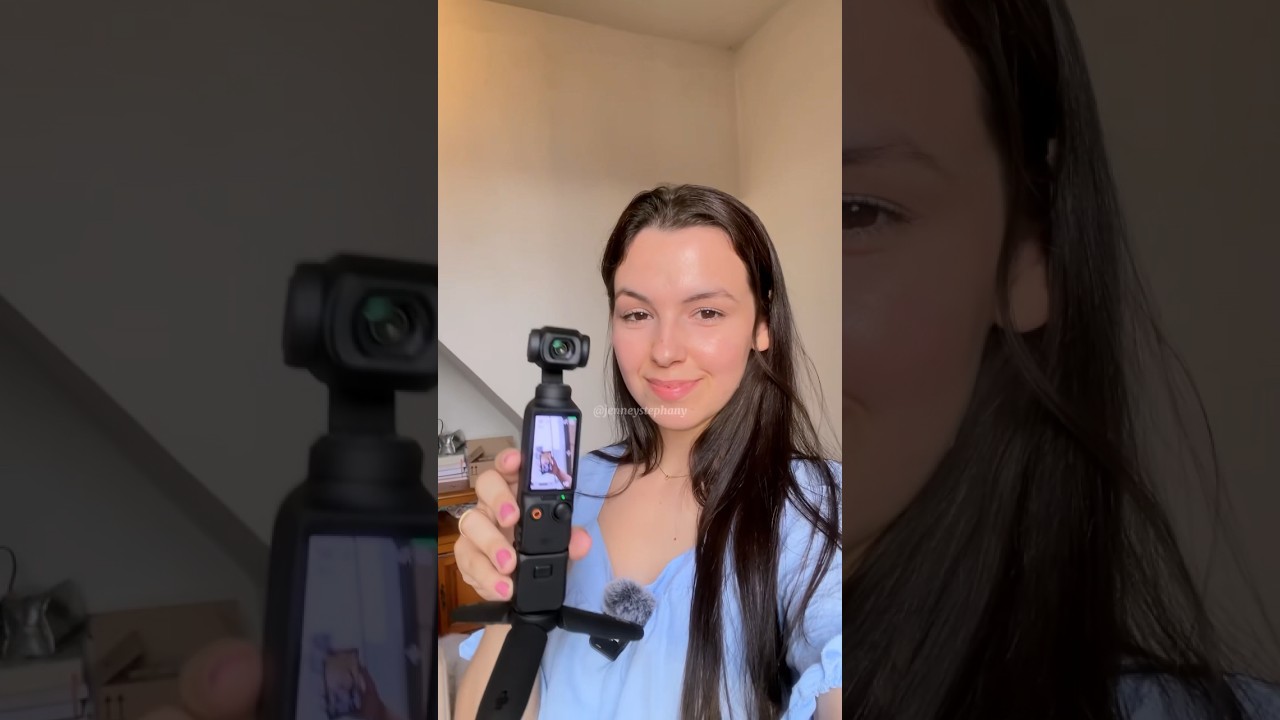 A melhor câmera para vlog 📷✨ #osmopocket3 #camera #vlog #brasil