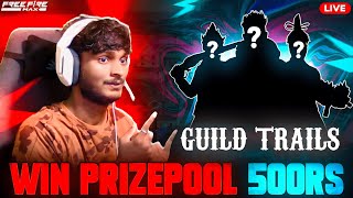 1VS1 HARDEST🥵GUILD TRAILS🔥WIN PRIZEPOOL 500₹💸MSU IS BACK😉| FREE FIRE IN TELUGU | ❤🔥 #msu