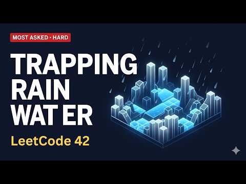 Trapping Rain Water - LeetCode 42 | Prefix Max | Two Pointers | Most Asked Hard Interview Question