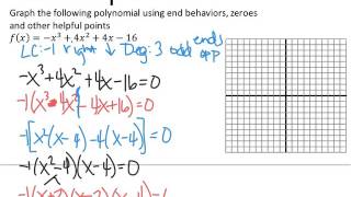 Unit 7 Day 5 graphing polynomials in standard form