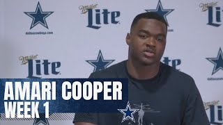 Week 1: Amari Cooper Postgame | Dallas Cowboys 2021