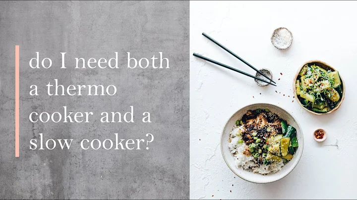 Do I need a thermo cooker / Thermomix AND a slow c...
