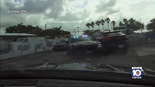 Video captures South Florida police chase that ended in crash