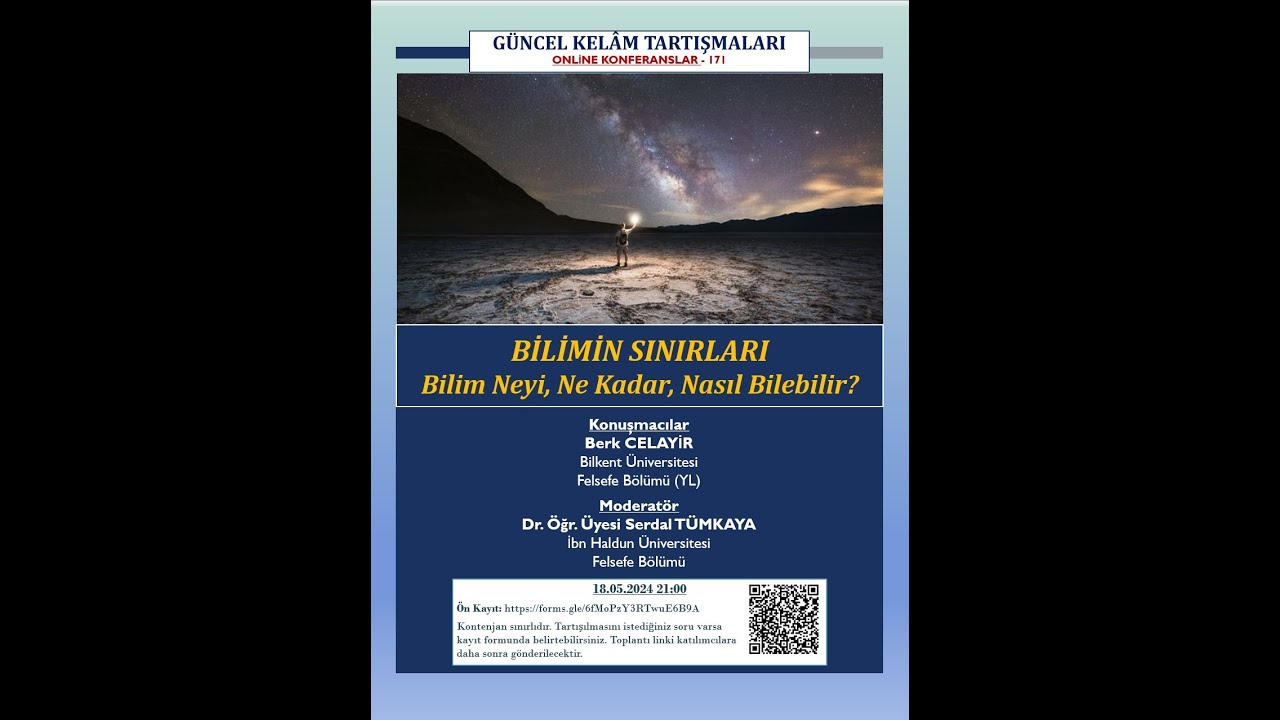 171- BİLİMİN SINIRLARI:BİLİM NEYİ, NE KADAR, NASIL BİLEBİLİR?, Berk Celayir, Serdal Tümkaya