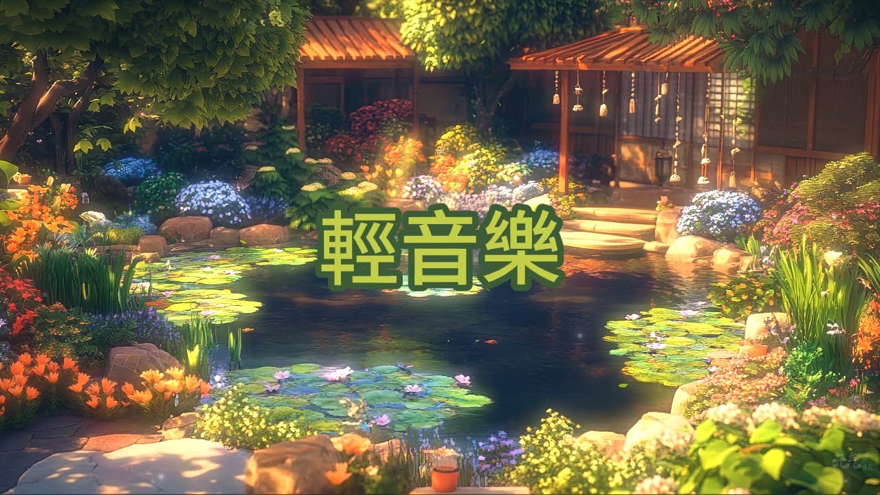 無廣告🌸荷塘輕語，柔和旋亭如花香入水，療癒心靈，減輕焦慮，讓你沉浸於庭院的靜謐懷抱