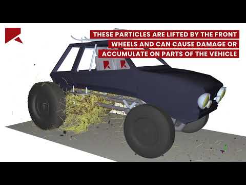 Consumer Products: Debris Accumulation Simulation on Off-Road Vehicle