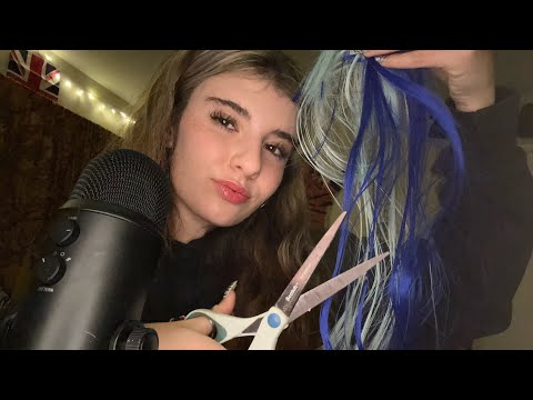 [ASMR] 1 MINUTE HAIR CUT 💇‍♀️ (fast+aggressive)