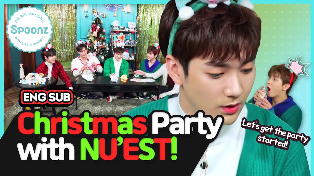 [SpoonzXNU'EST] 🎄NU'EST Christmas Party🎄 : Let's make 5 color pasta! (ENG SUB)