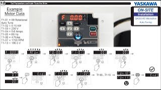 How to Auto-Tune the GA500 Industrial AC Microdrive to a Motor