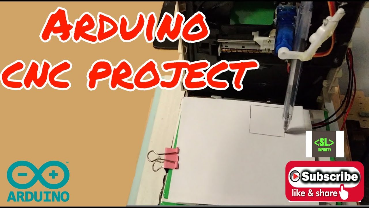 CNC Arduino project - YouTube