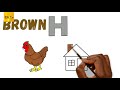 Learn the letter h  learn english alphabet for kids